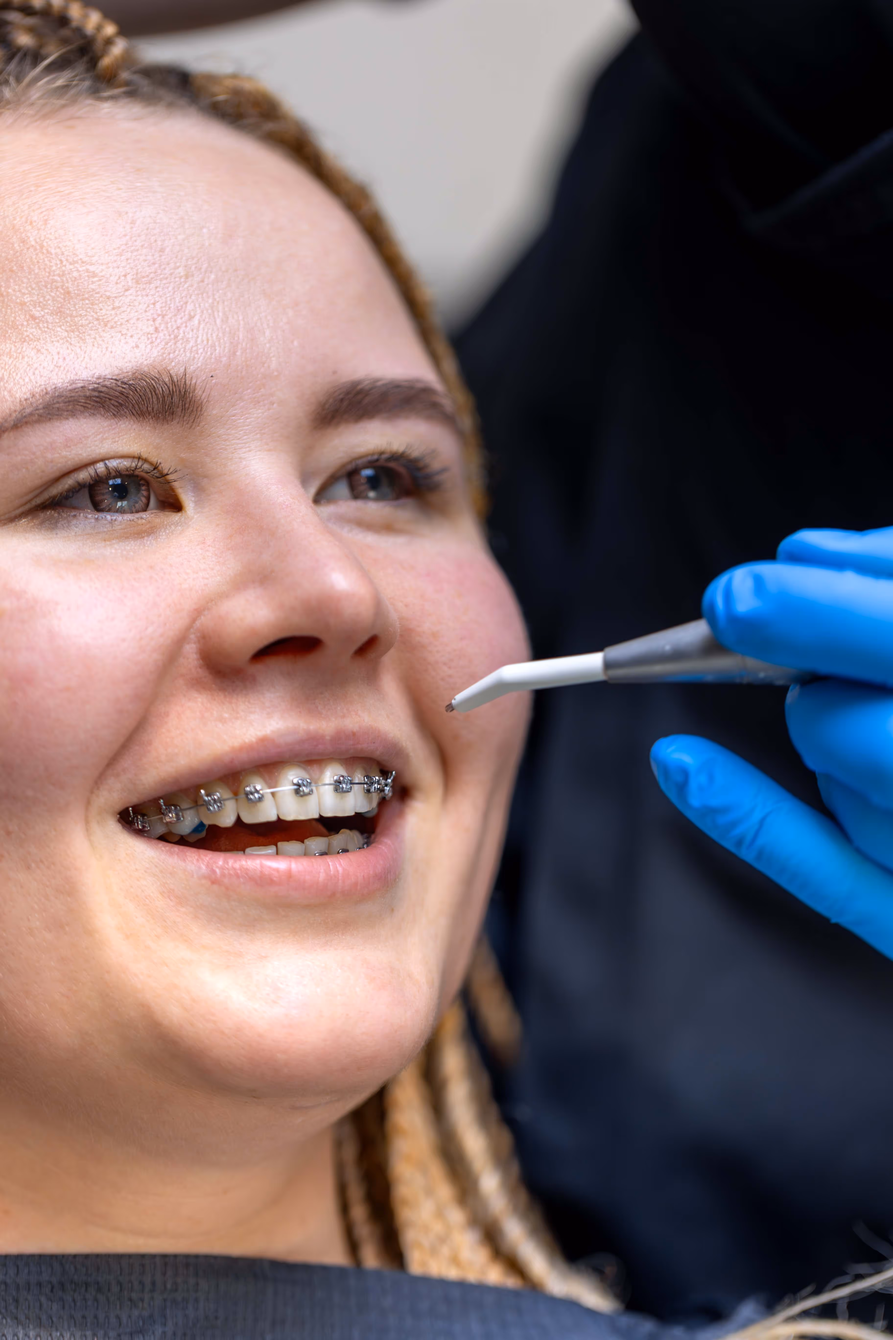 Smiling patient