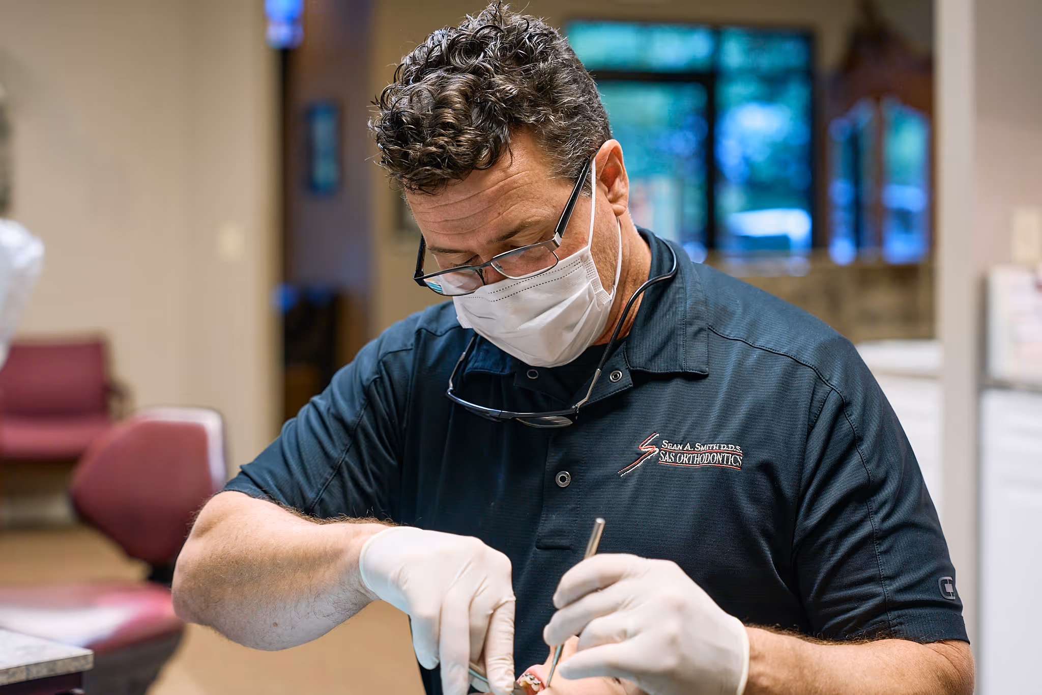 Smiling patient